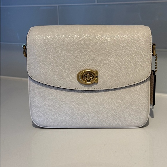 Coach Cassie 19 WITH CHAIN INCLUDED • (Chaulk/White) • (Like New) - Picture 3 of 8